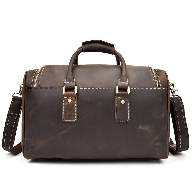 Reisetasche Aus Leder Im Vintage-stil Von Crazy Horse
