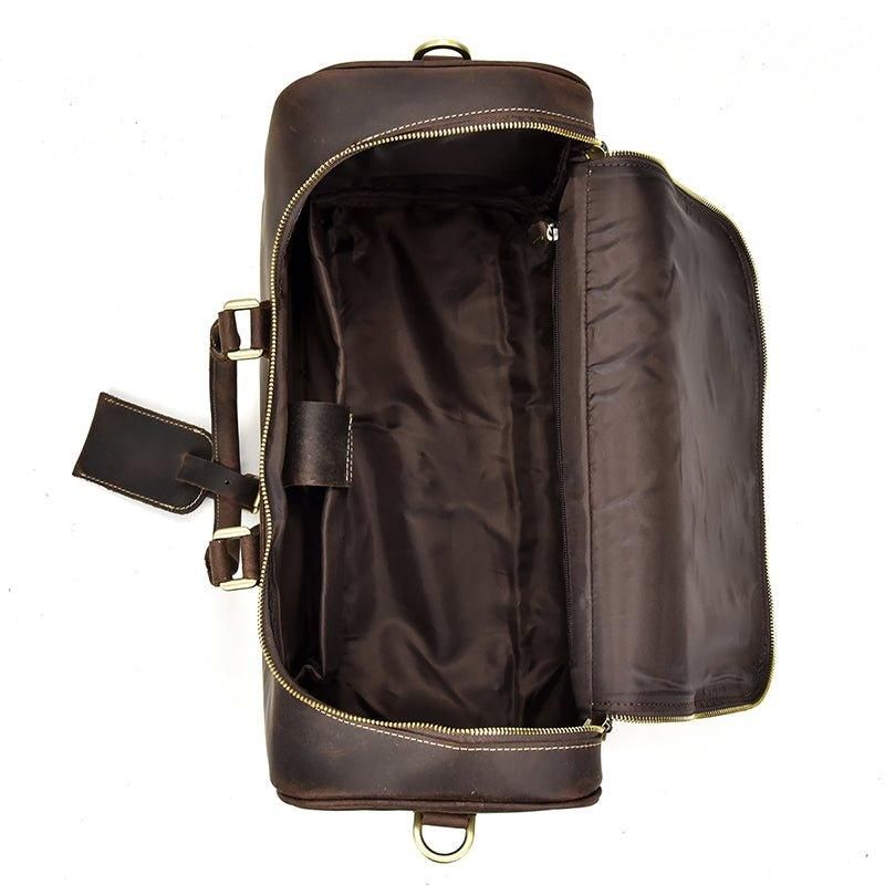 Reisetasche Aus Leder Im Vintage-stil Von Crazy Horse