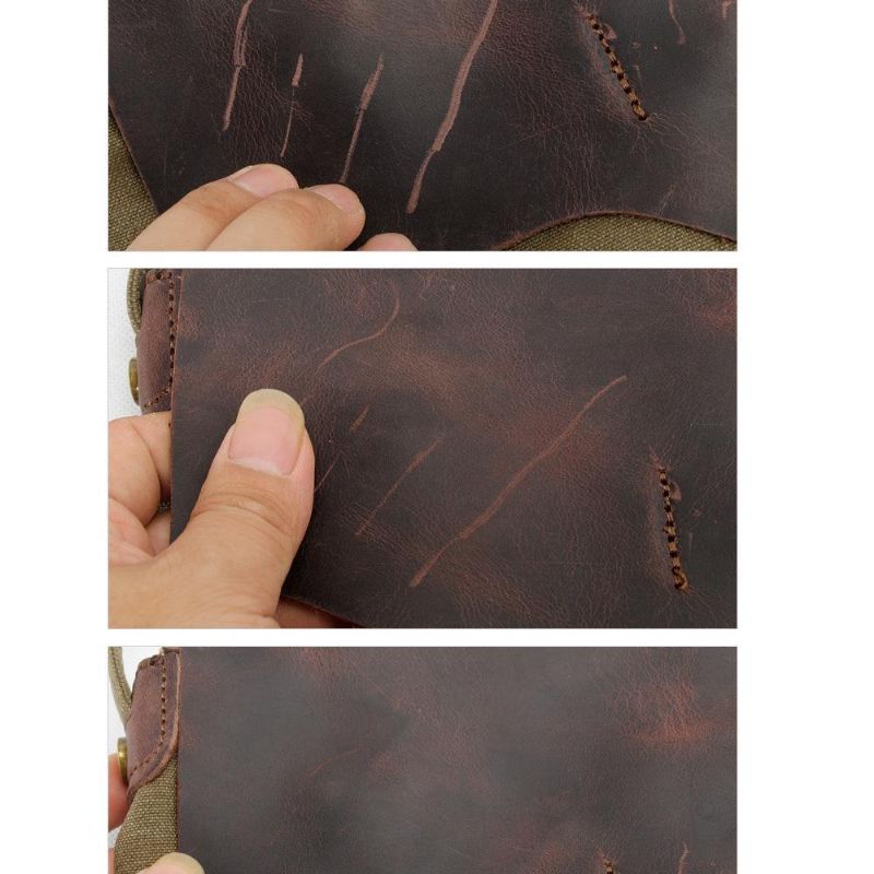 Reisetasche Aus Leder Im Vintage-stil Von Crazy Horse